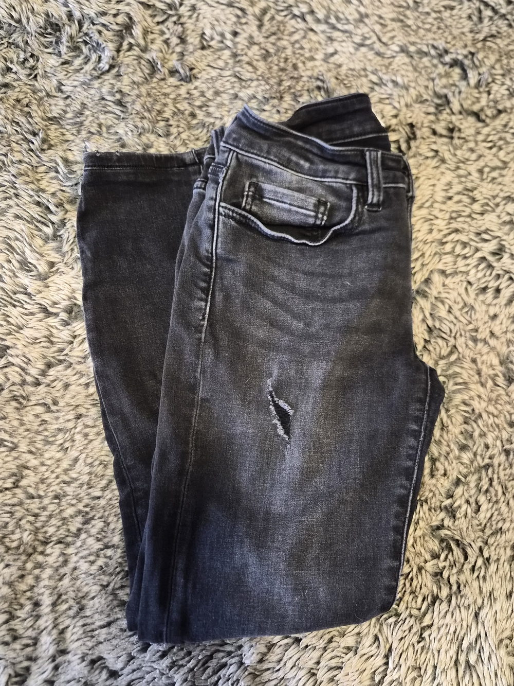 BKE Women's Stella Slim Fit Low Rise Ankle Skinny Jeans in Washed Black